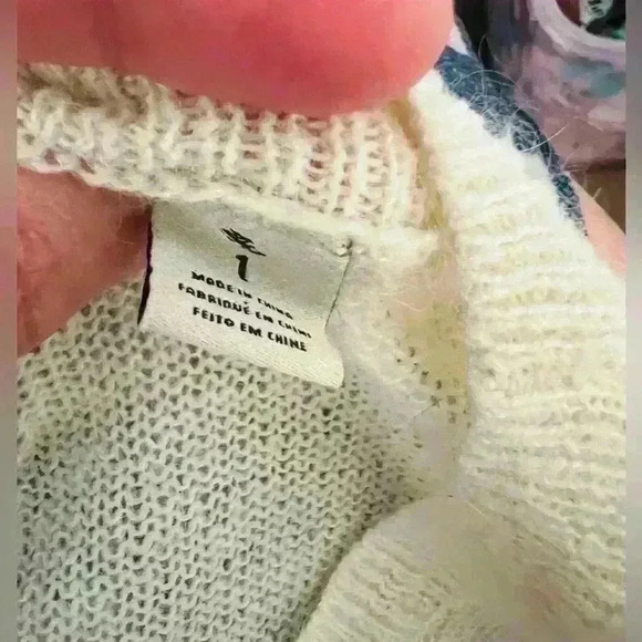 Maison Scotch Scotch & Soda Ivory Geometric Sweater Small - Picture 9 of 9